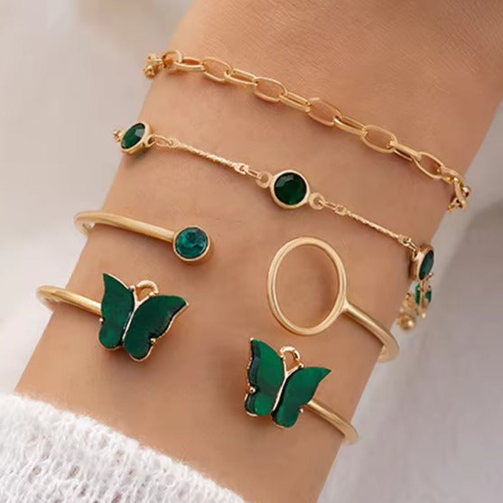 Reloj verde de moda + BRAZELETE DE ¡Regalo exclusivo comprando hoy!🎁