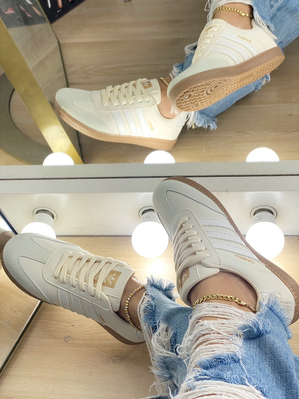 TENIS SAMBA BEIGE ACABANDO UNIDADES MIGREI OUTRO