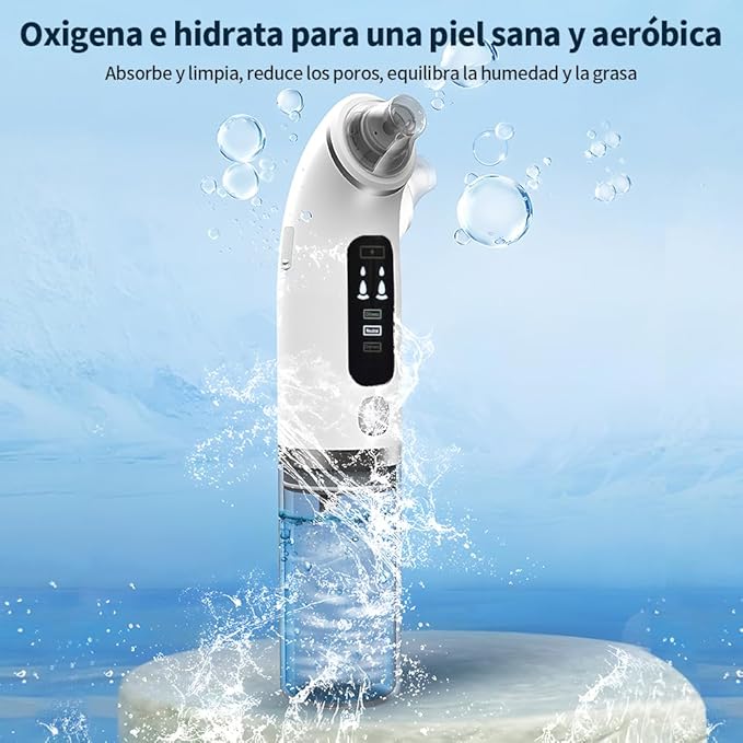 🙂↔️Extractor de puntos negros y espinillas🤩Descubre la revolución en cuidado facial con tecnología de dermoabrasión