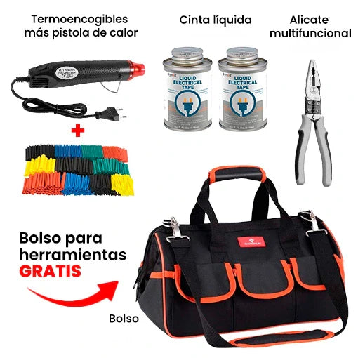 COMBO ELECTRICISTA ⚒️👷 ¡4 HERRAMIENTAS DIFERENTES + BOLSO GRATIS! 🎁