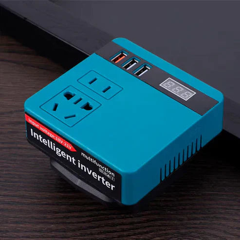 MINI PULIDORA INALÁMBRICA + CONVERTIDOR DE BATERÍA 👷🤩 ¡TRABAJA SIN LÍMITES!