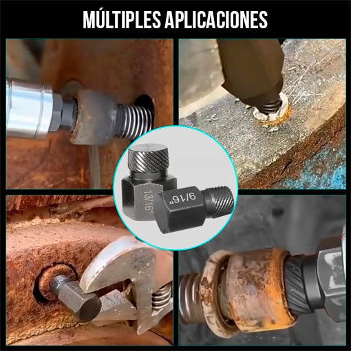 KIT EXTRACTOR DE TORNILLOS Y COPAS 🛠️🤩 ¡Caja con 10 piezas de diferentes medidas!