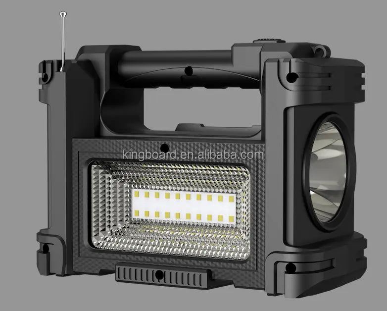 *Planta solar Elite 8 en 1 doble reflector, carga celulares, panel solar, bluetooth, 3 bombillos