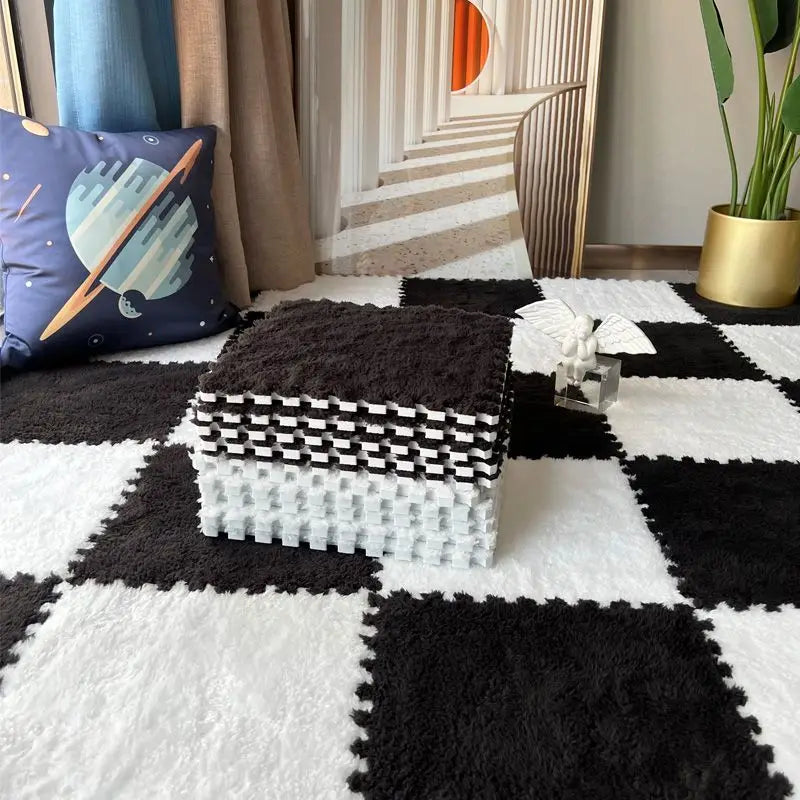 ALFOMBRA ROMPECABEZAS DE FELPA 🤩😱 ¡Llévalas en paquetes de 12 y 24 unidades!