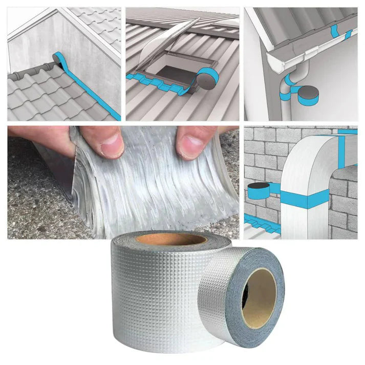 Cinta Mágica Butilo Impermeable Ancha Súper Pegajosa - x 5 metros x 10 cm ancho