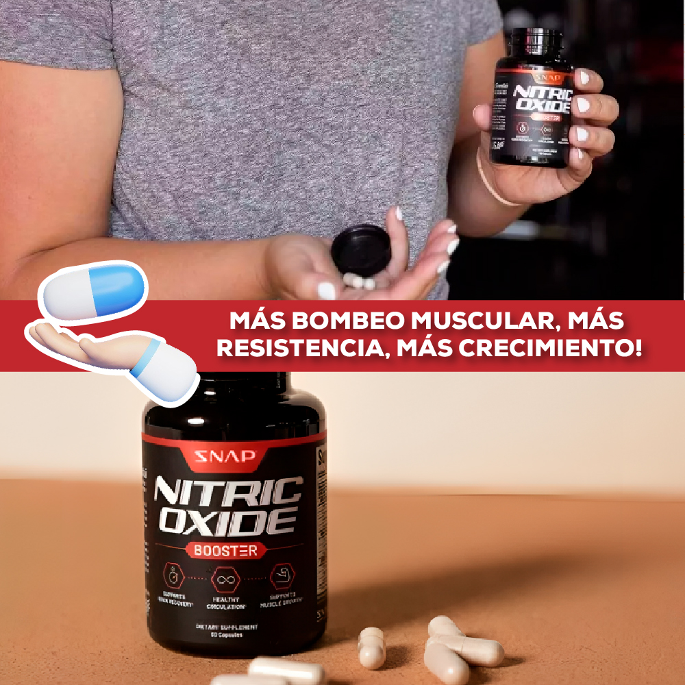 NITRIC OXIDE SNAP ORIGINAL- ERECCIONES MÁS DURAS. MAYOR SENSIBILIDAD Y PLACER. MÁS ENERGÍA PARA RENDIR COMO NUNCA.