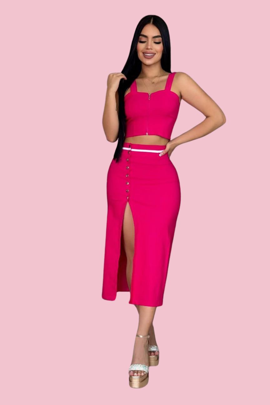 Conjunto Falda Y Blusa