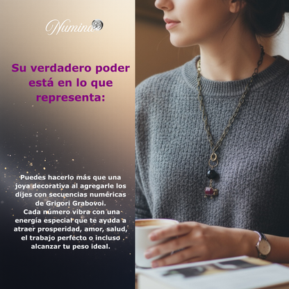 Collar de Borreguito con Piedra Ágata