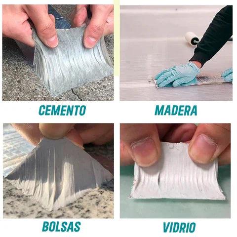 Cinta Mágica Butilo Impermeable Ancha Súper Pegajosa -  x 5 metros x 10 cm ancho