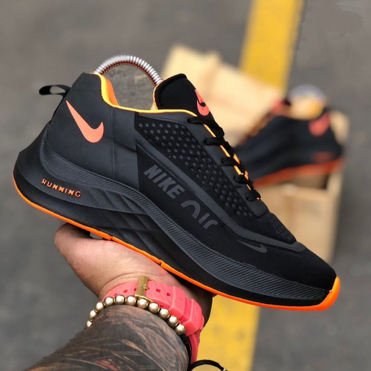 NK Air Running Negro Naranja