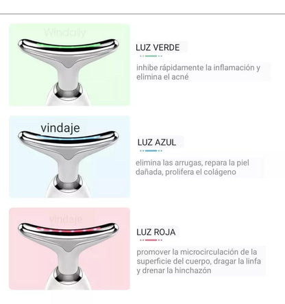 LiftGlow 2.0 - Masajeador Facial Reductor Arrugas Y Papada