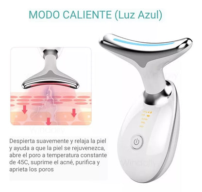 LiftGlow 2.0 - Masajeador Facial Reductor Arrugas Y Papada