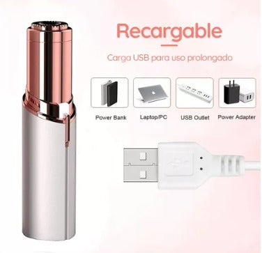 depilador de cejas recargable