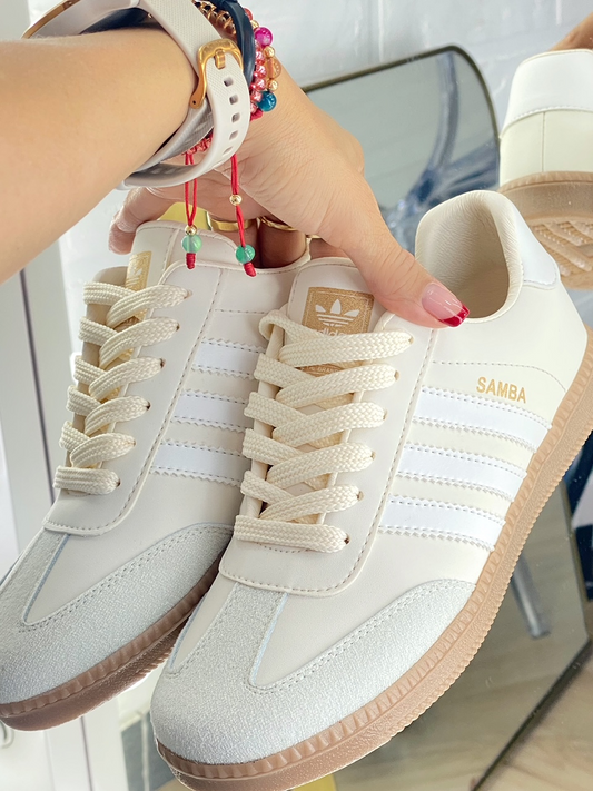 TENIS SAMBA BEIGE ACABANDO UNIDADES MIGREI OUTRO