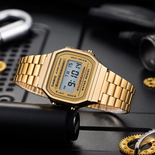 Reloj CS Retro Acero Inox Dorado