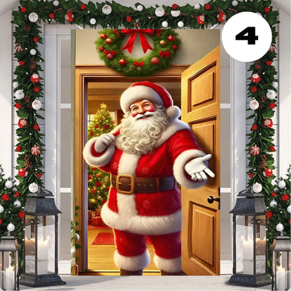 🎅2 FUNDAS NAVIDEÑAS PARA PUERTAS🚪