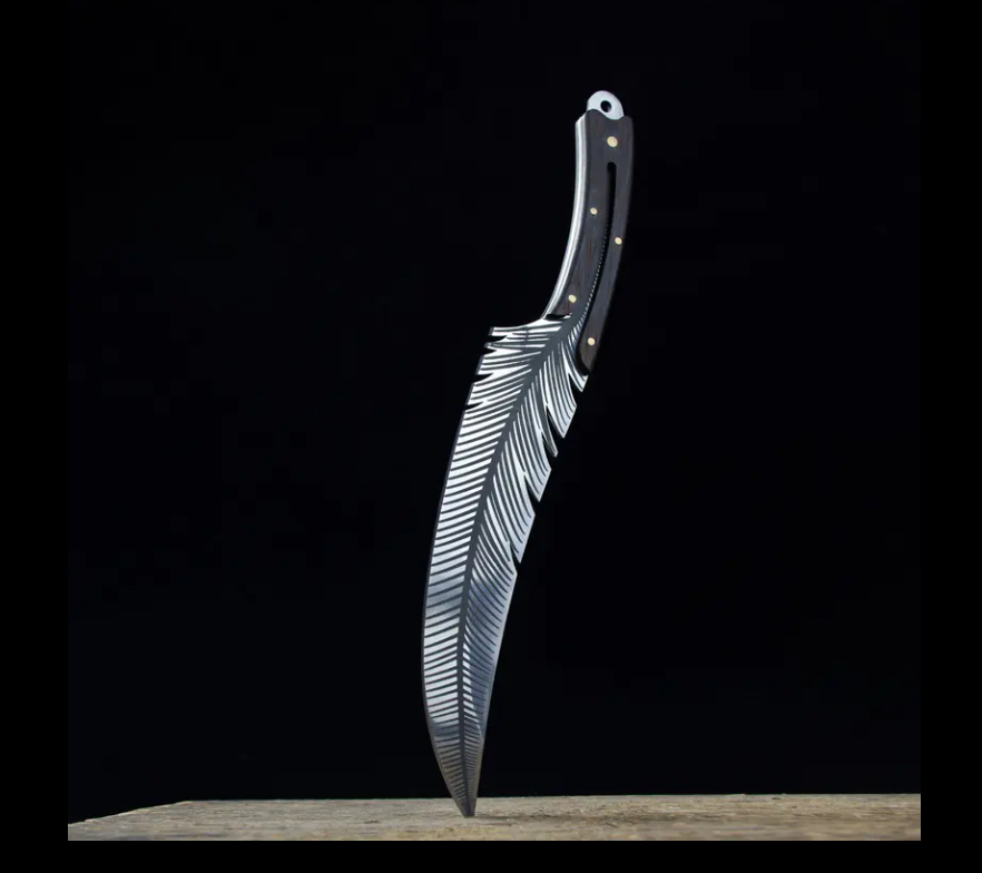 Cuchillo de plumas