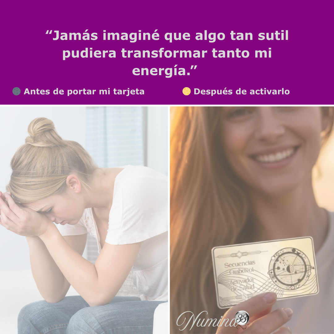 Tarjeta de Frecuencia® Números que vibran en armonía contigo.