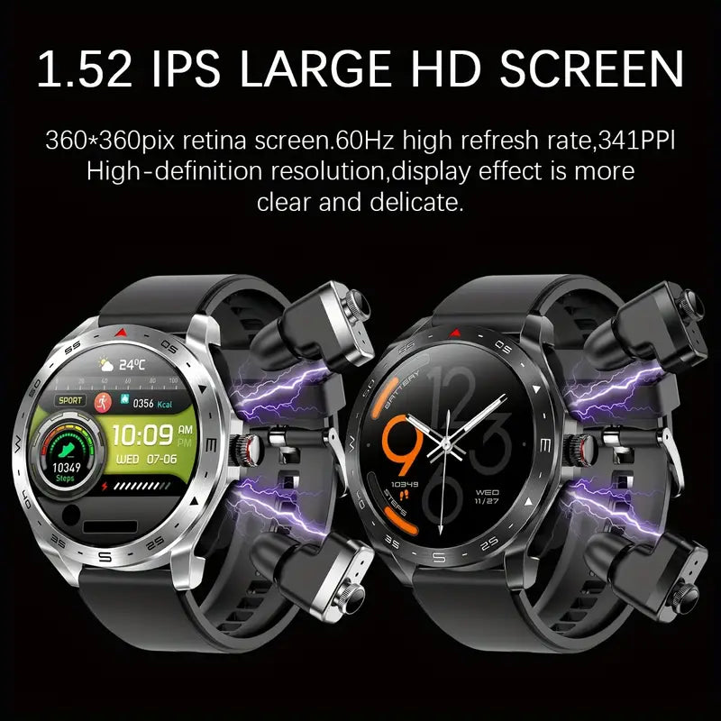 SMARTWATCH CON AUDÍFONOS INCORPORADOS 😍😱 ¡Ambos en un solo dispositivo!
