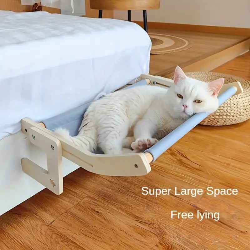 FLEXICAMA PARA GATOS🛋️💤 El espacio elevado y seguro que tu felino amará😸