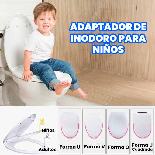 Adaptador de inodoro para niños