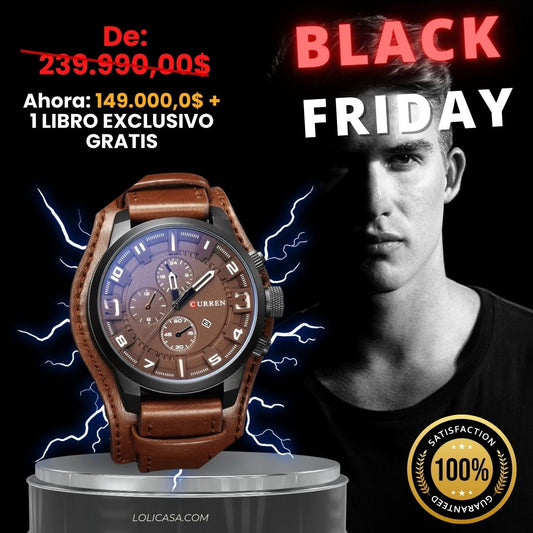 RELOJ CURREN CUERO CHICO MALO + REGALO 🎁