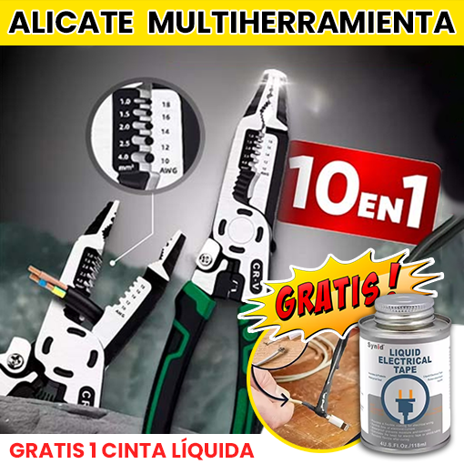 ALICATE TODO EN 1 + CINTA LÍQUIDA AISLANTE 🎁 GRATIS 🎁