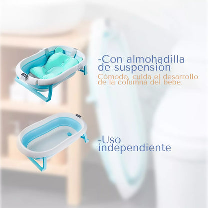 BAÑERA PARA BEBÉ CON COJÍN 😍😱