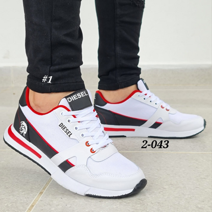 TENIS DIESEL DE CABALLERO +3 Pares de Medias ¡GRATIS!