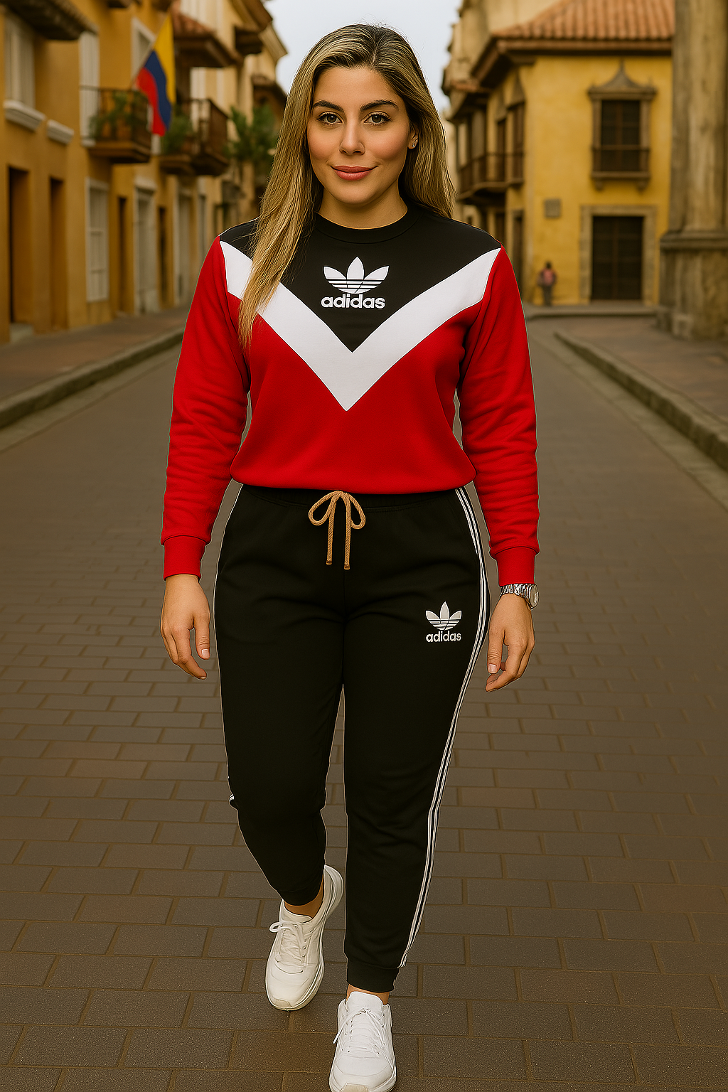 Conjunto Deportivo Adidas  V-5 DAMAS