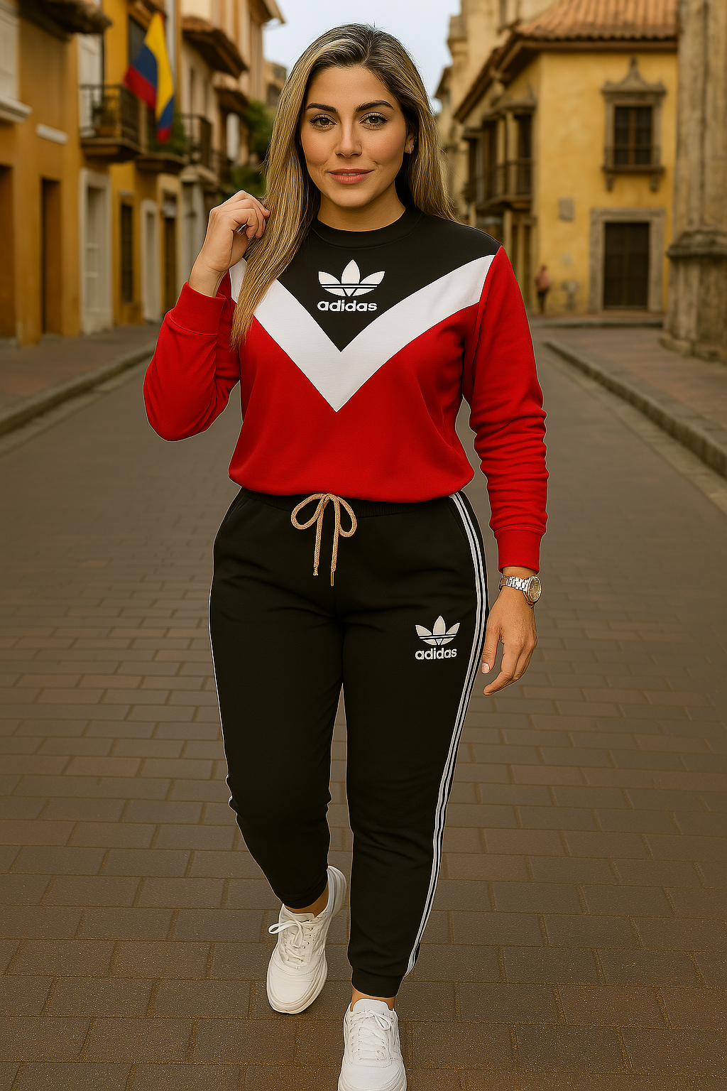 Conjunto Deportivo Adidas  V-5 DAMAS