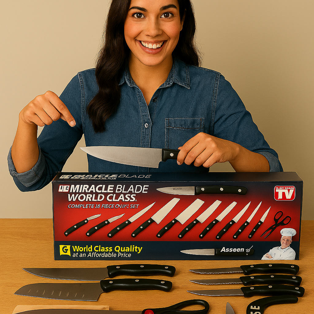 Conjunto  Cuchillos Profesionales MiracleBlade 13 Piezas