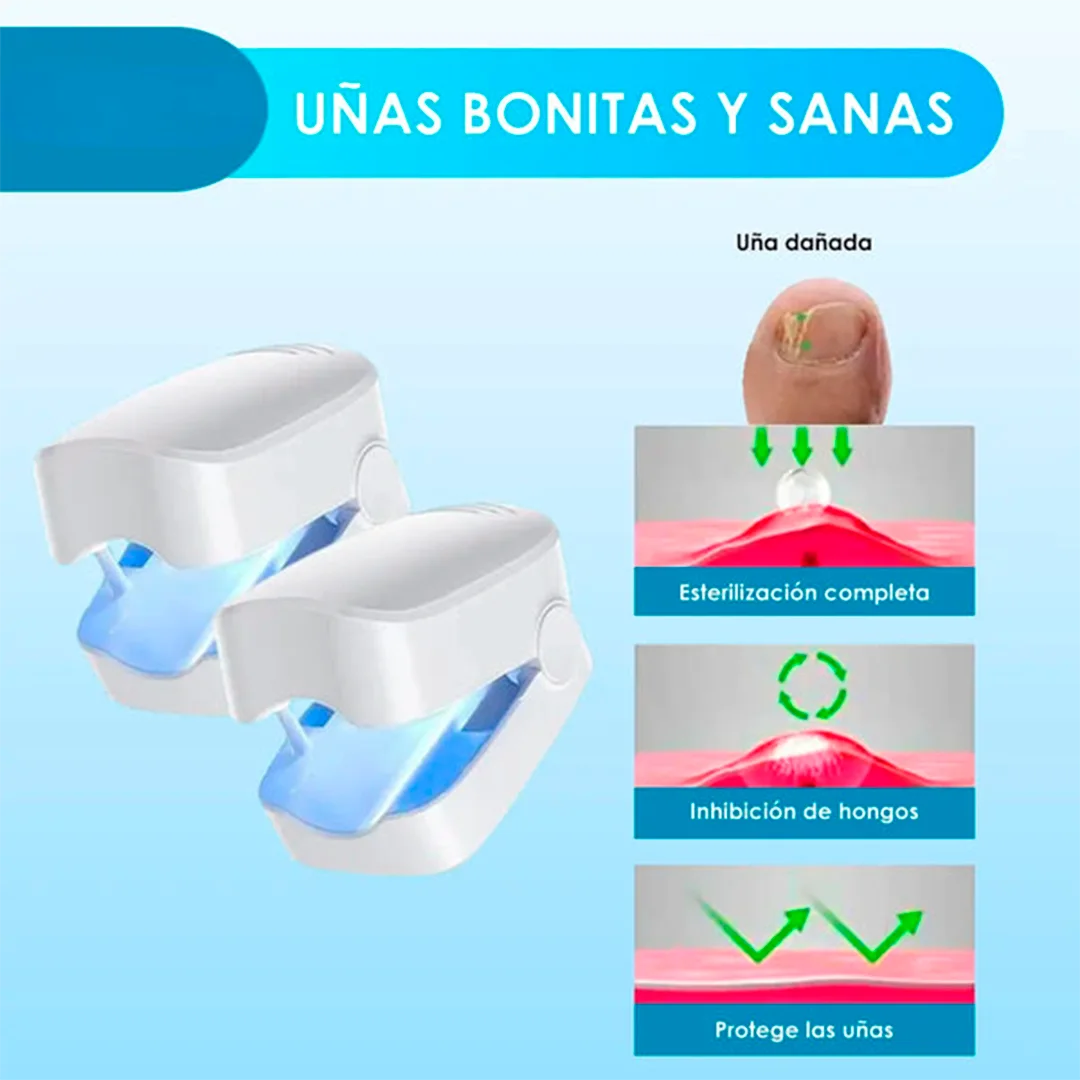 ¡Deshazte de los hongos y uñas débiles en solo 6 ciclos! Tratamiento láser rápido y seguro con CuraLáser.