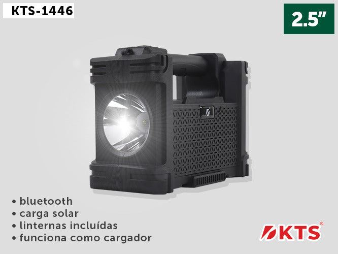 MEGA Planta solar  8 en 1 doble reflector, carga celulares, panel solar, bluetooth, USB, SD, Radio FM,  GRATIS 1 bombillos