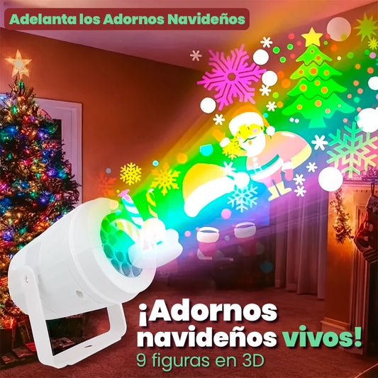 Proyector FestiLuz de Figuras Navideñas