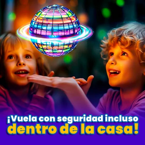 SpinNova - El Juguete que Vuela, Gira y Brilla | Colores surtidos