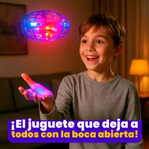 El Juguete que Vuela, Gira y Brilla - SpinNova | Colores surtidos