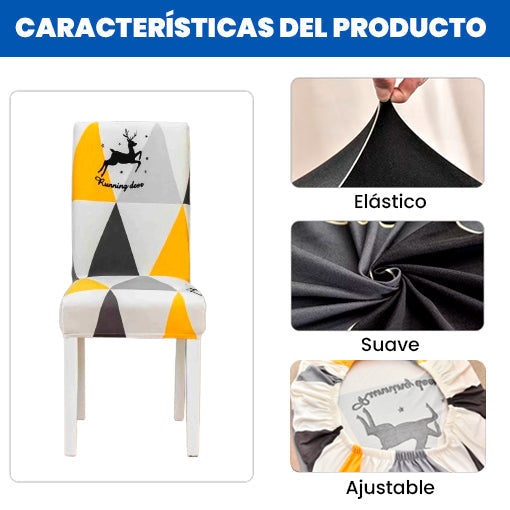 PROTECTORES PARA SILLAS ESTAMPADOS ¡Pague 4 y lleve 6! 🤩🪑