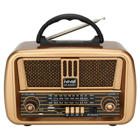 Radio Recargable Vintage carga celulares