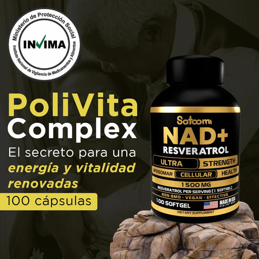 PoliVita Complex 100 Cápsulas - Soporte para Energía y Claridad Mental