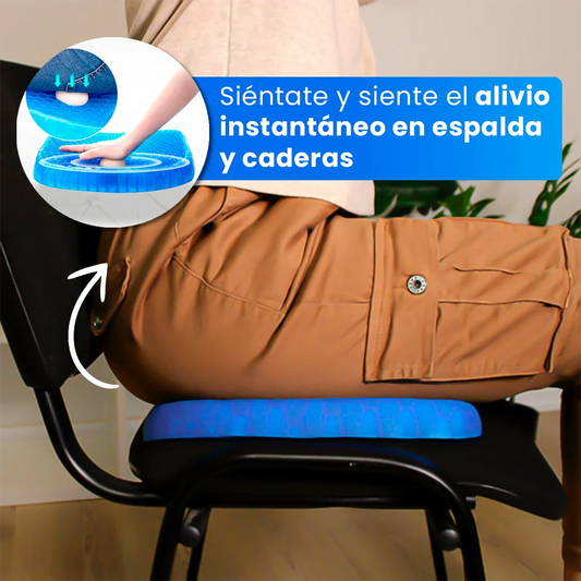 SitWell Cojín Ergonómico con Gel Transpirable – Corrige la Postura