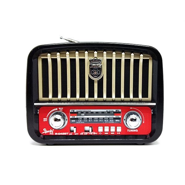 Radio Tecno Retro  con luces y linterna