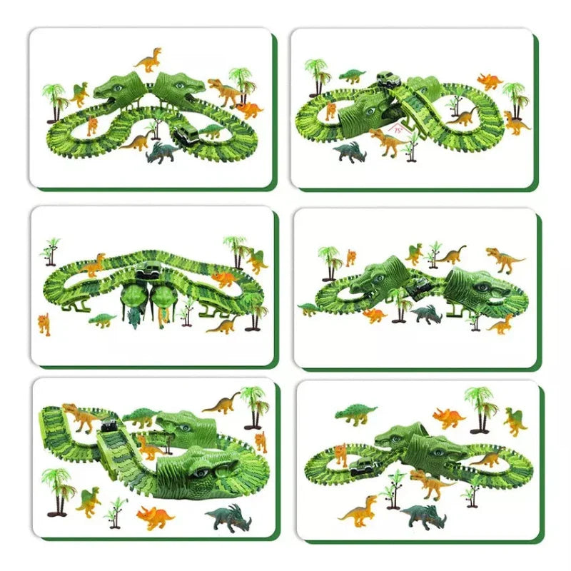 Pista Dinosaurio con más de 240 piezas 🤩🦖