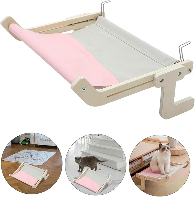 FLEXICAMA PARA GATOS🛋️💤 El espacio elevado y seguro que tu felino amará😸