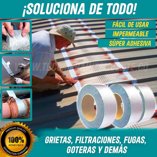 Cinta Mágica Butilo Impermeable Ancha Súper Pegajosa -  x 5 metros x 10 cm ancho