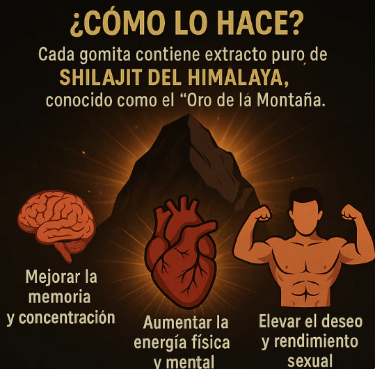 GOMAS SHILAJIT MEGA OFERTA 2X/ Rendimiento mejorado ÚLTIMAS UNIDADES HASTA LAS 23:59