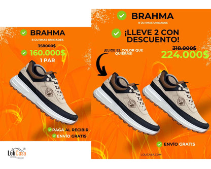🔥 BRAHMA – Estilo casual que resalta! 🔥 ¡Corre! Últimas unidades disponibles solo hasta las 23:59