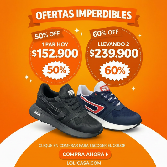 CALZADO DS CABALLERO Y DAMA/ Últimas unidades hasta las 23:59- Súper descuento.